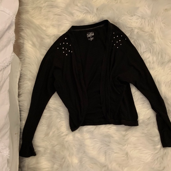 Black cardigan with gems - Picture 1 of 1